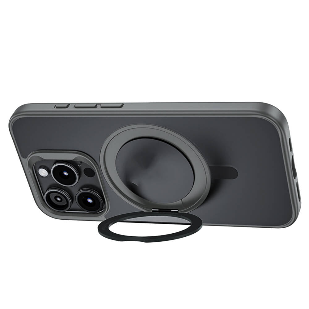 Benks Pop Stand iPhone 15 Pro Max M-safe Şarj Özellikli 360° Dönebilen Kılıf Benks Pop Stand iPhone 15 Pro Max M-safe Şarj Özellikli 360° Dönebilen Kılıf